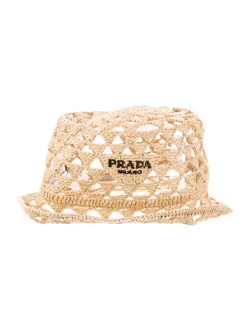 Prada Straw Bucket Hat