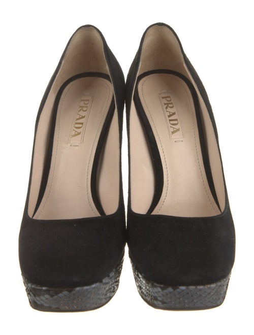 Prada Suede Animal Print Pumps