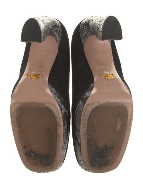 Prada Suede Animal Print Pumps