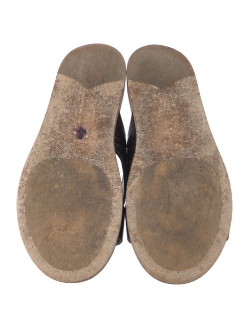 Prada Leather Printed Slides