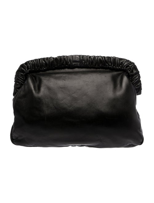 Prada Enameled Metal Triangle Evening Bag