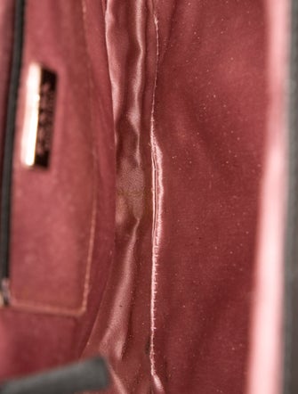 Prada Enameled Metal Triangle Evening Bag