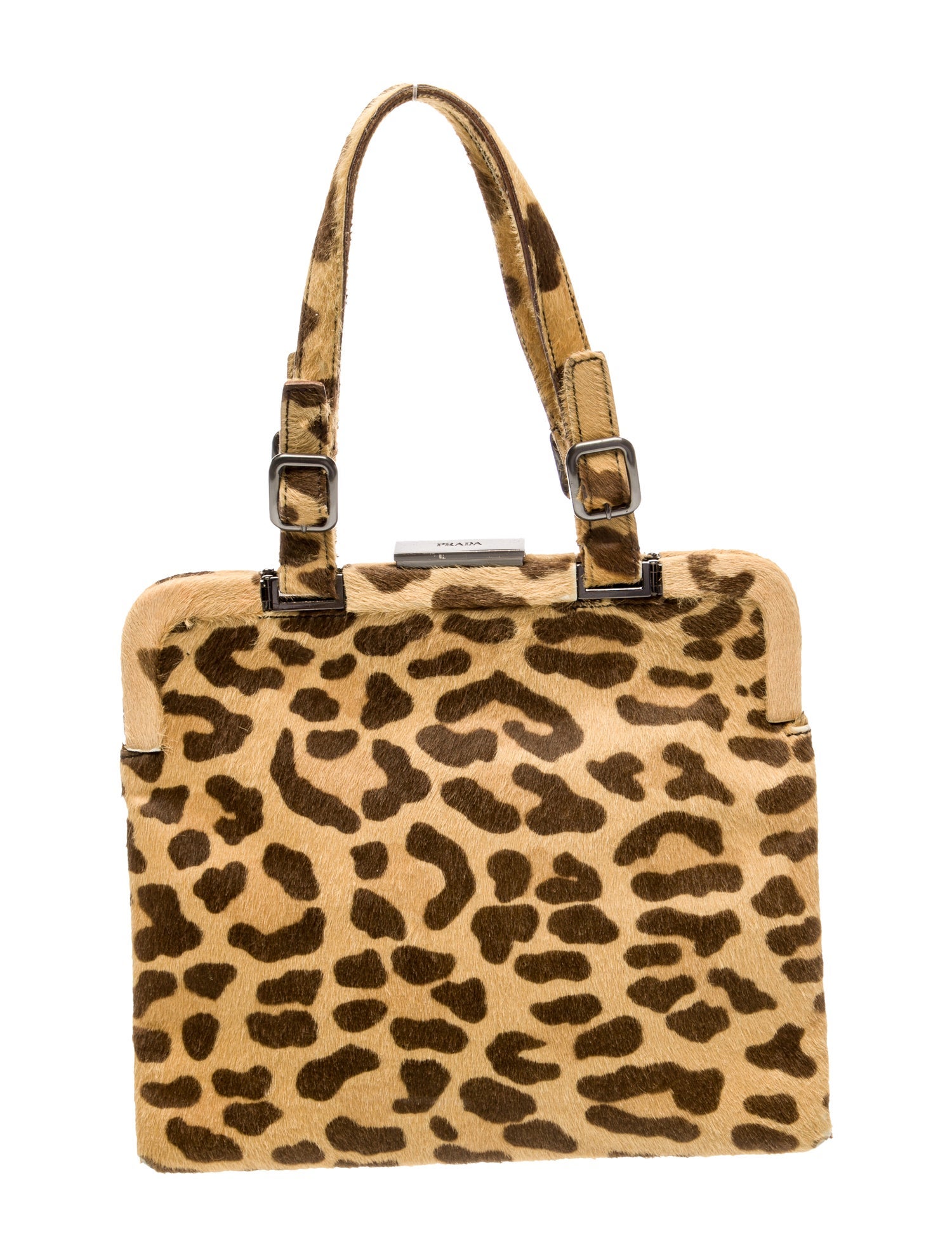 Prada Ponyhair Top Handle Bag