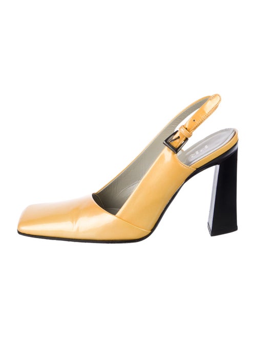 Prada Patent Leather Slingback Pumps
