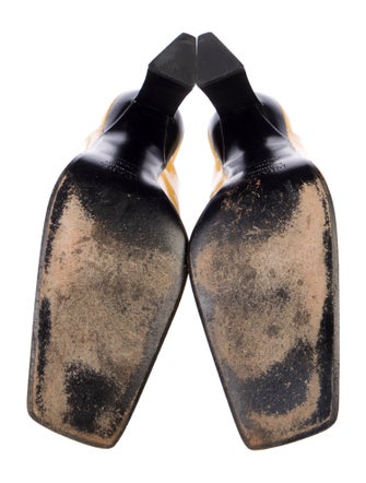 Prada Patent Leather Slingback Pumps