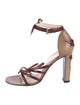 Prada Leather Printed Sandals