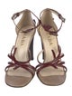 Prada Leather Printed Sandals
