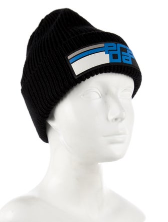 Prada Knitted Virgin Wool Beanie