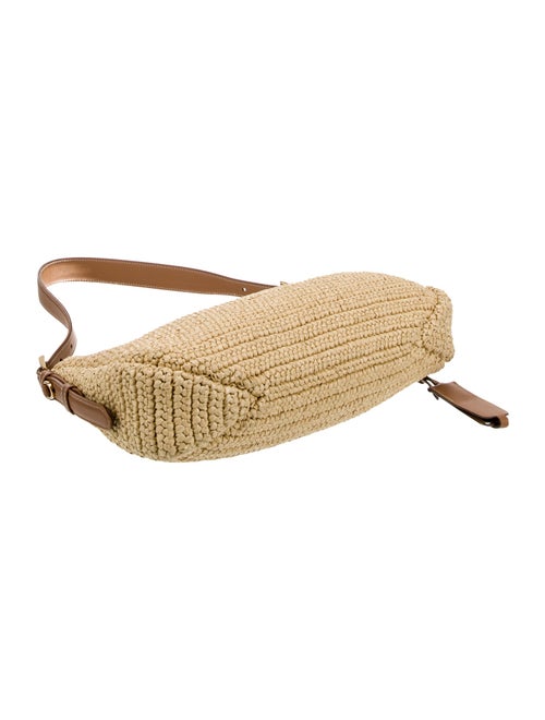 Prada Enameled Metal Triangle Aimee Large