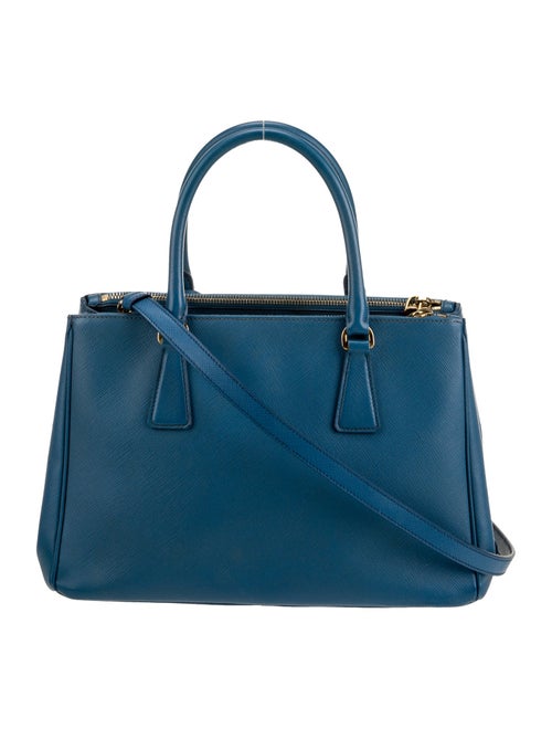 Prada Saffiano Leather Galleria Double Zip Small