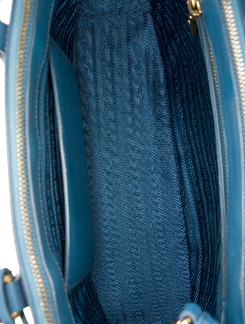 Prada Saffiano Leather Galleria Double Zip Small