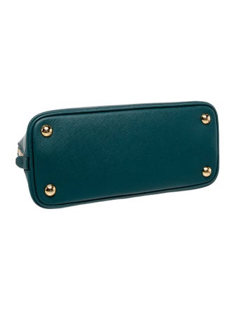 Prada Enameled Metal Triangle Promenade Mini