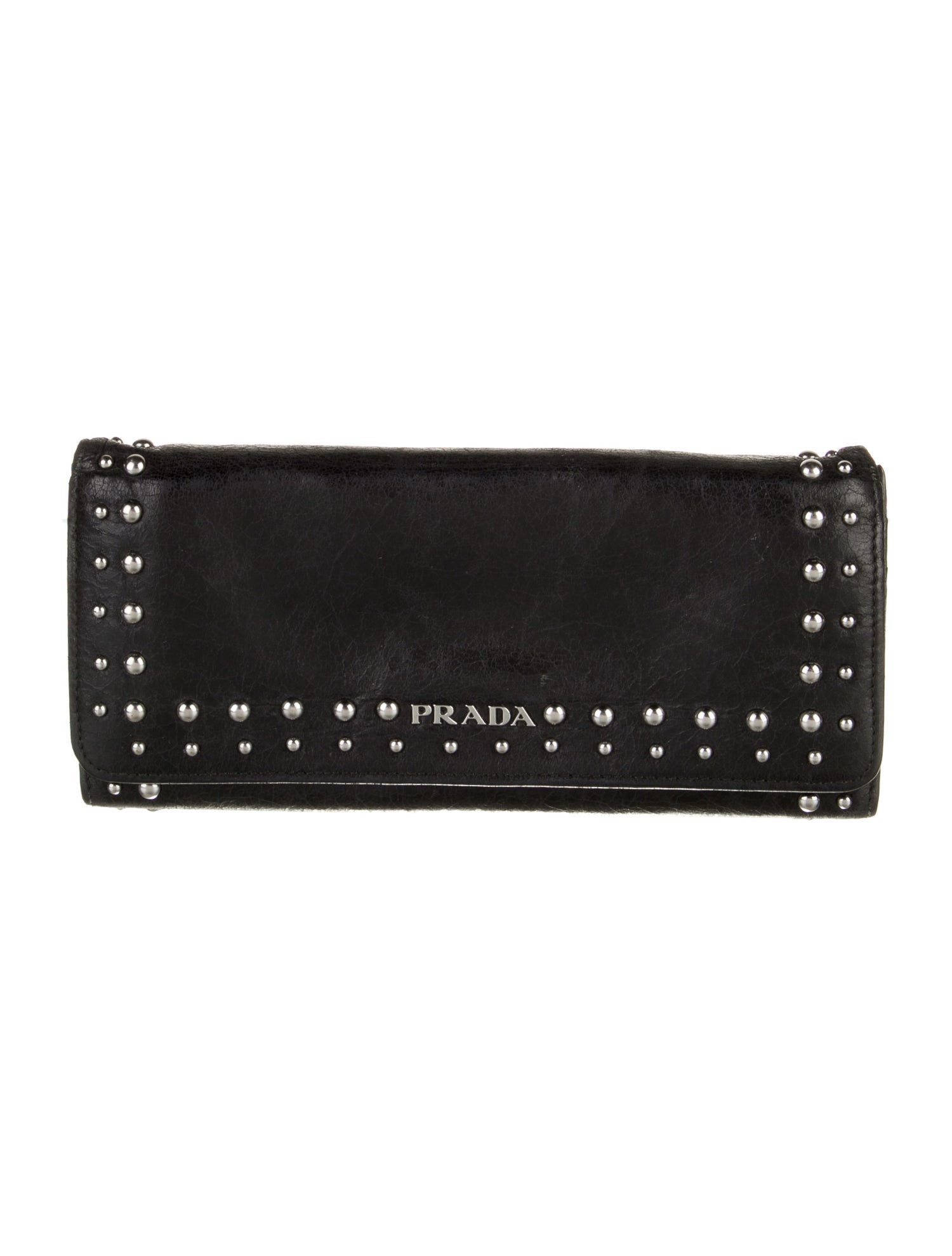 Prada Leather Continental Wallet