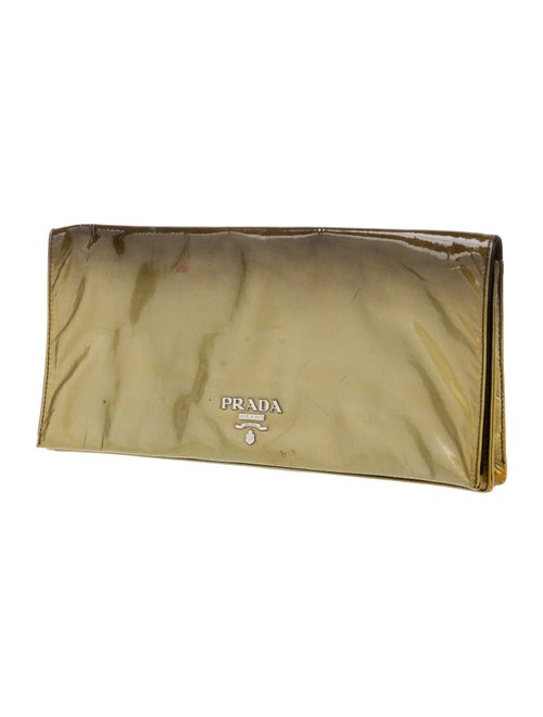 Prada Vernice Leather Clutch