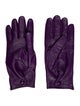 Prada Leather Pouch Embellished Nappa Gloves