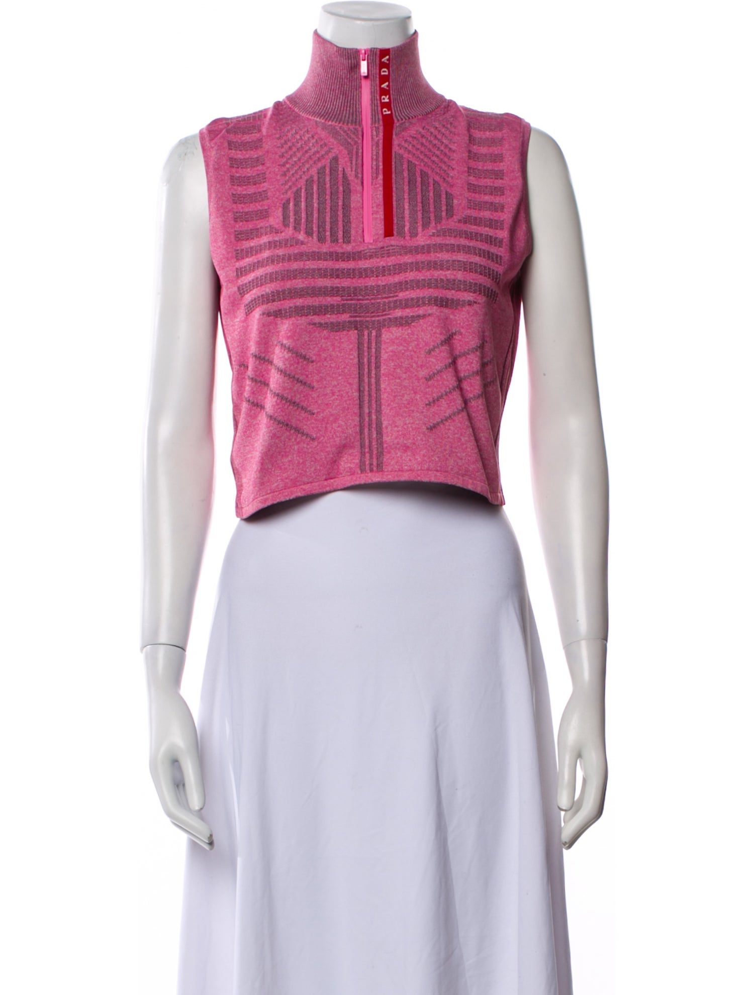 Prada 2021 Linea Rossa Crop Top w/ Tags