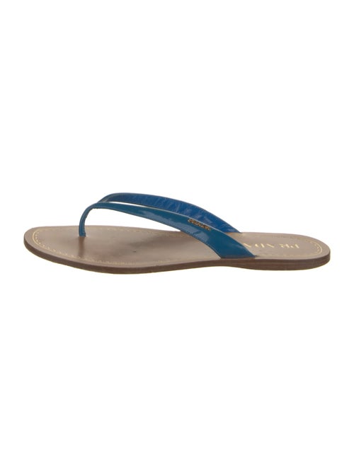 Prada Leather Flip Flops