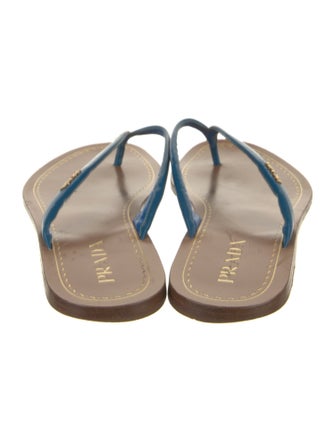 Prada Leather Flip Flops
