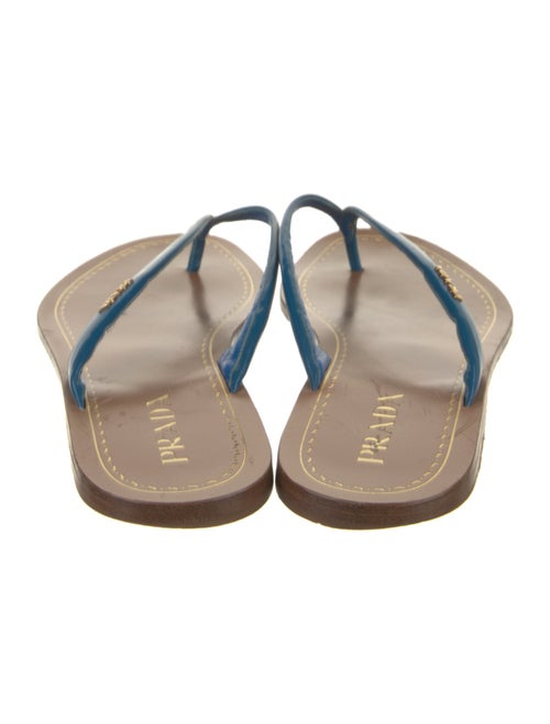 Prada Leather Flip Flops