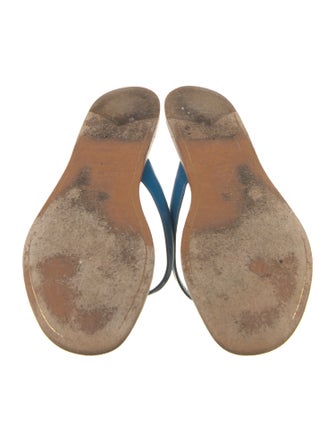 Prada Leather Flip Flops