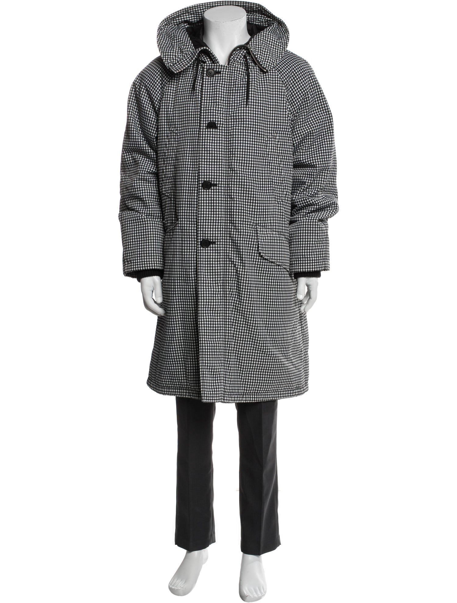 Prada 2013 Plaid Print Parka