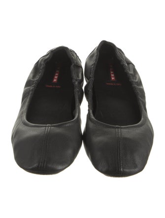 Prada Sport Leather Flats