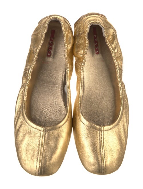Prada Leather Ballet Flats