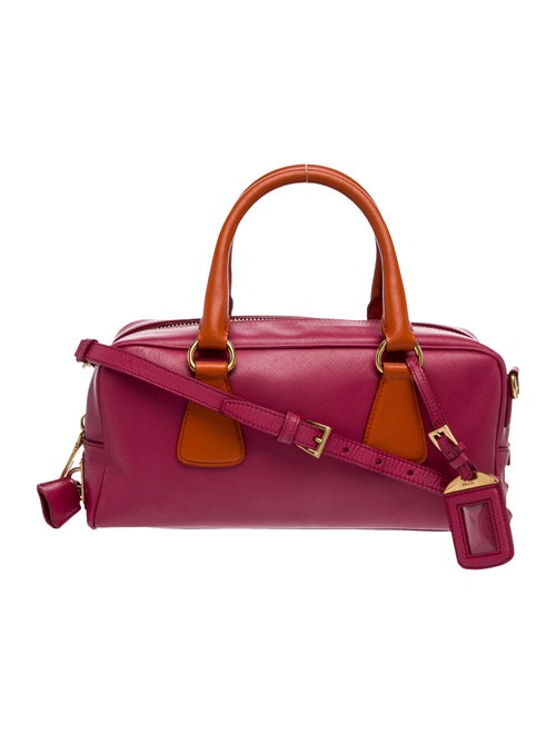 Prada Saffiano Leather Top Handle Bag