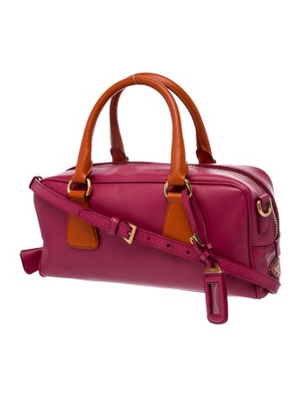 Prada Saffiano Leather Top Handle Bag