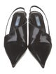 Prada Patent Leather Slingback Pumps