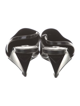Prada Patent Leather Slingback Pumps