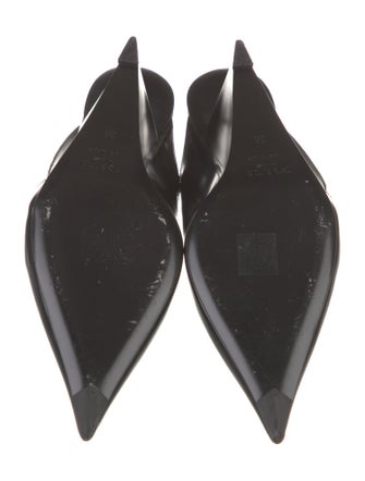 Prada Patent Leather Slingback Pumps
