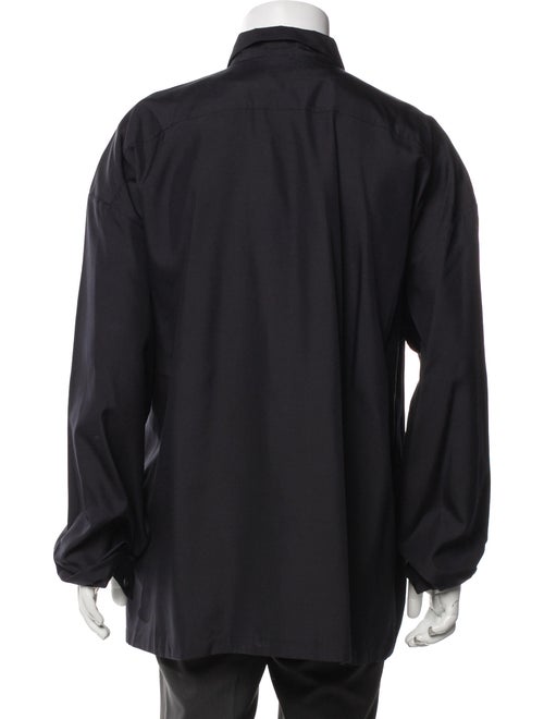 Prada 2023 Enameled Metal Triangle Windbreaker