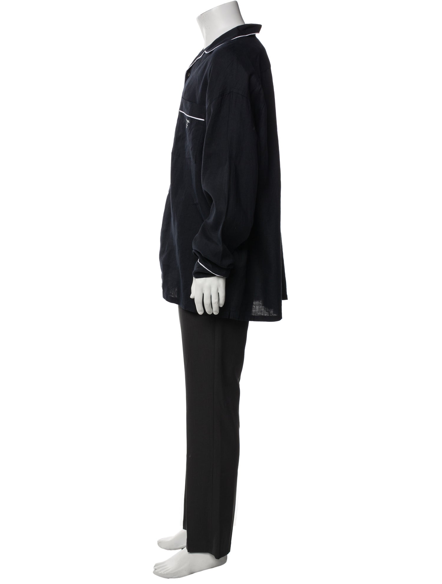 Prada 2022 Linen Dress Shirt