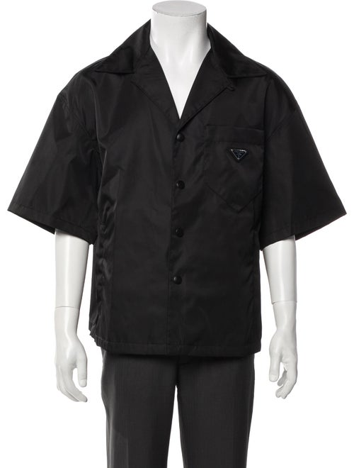 Prada 2022 Enameled Metal Triangle Shirt