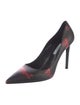 Prada Leather Printed Pumps