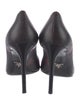 Prada Leather Printed Pumps