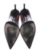 Prada Leather Printed Pumps