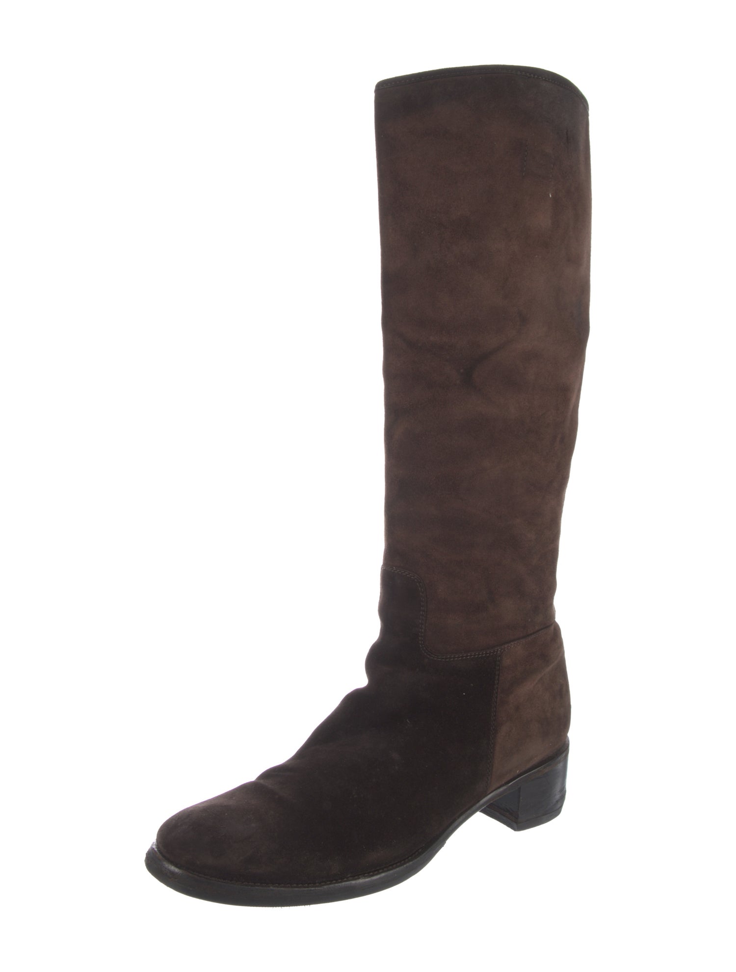 Prada Suede Riding Boots