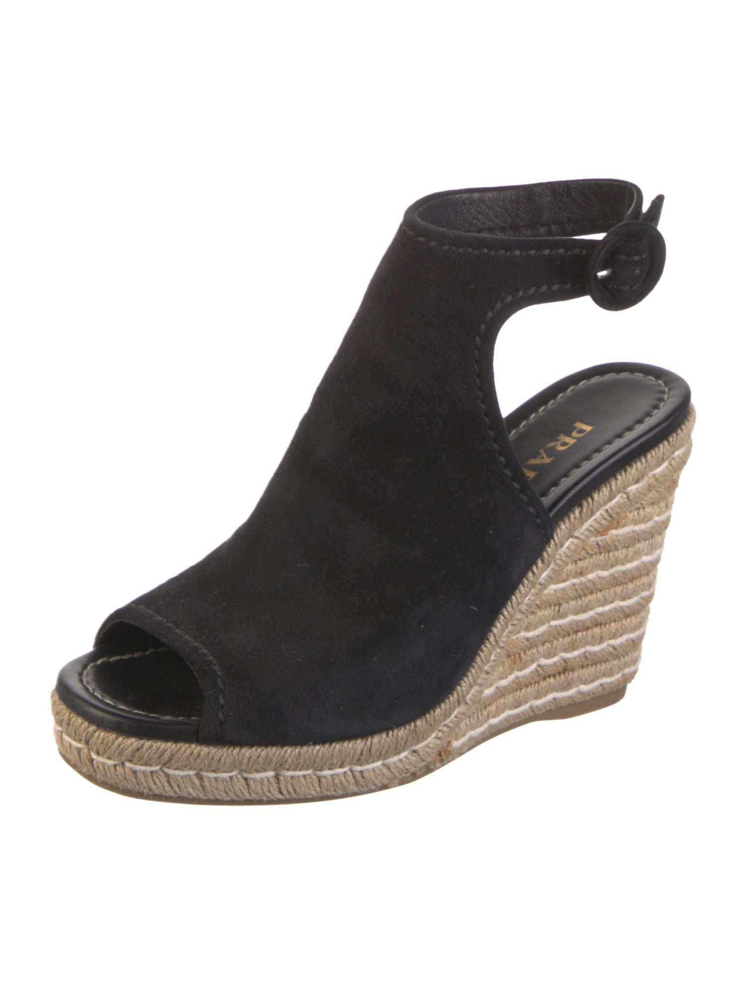 Prada Suede Slingback Pumps