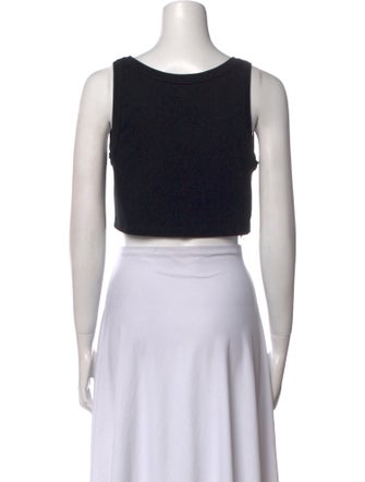 Prada 2024 Scoop Neck Crop Top