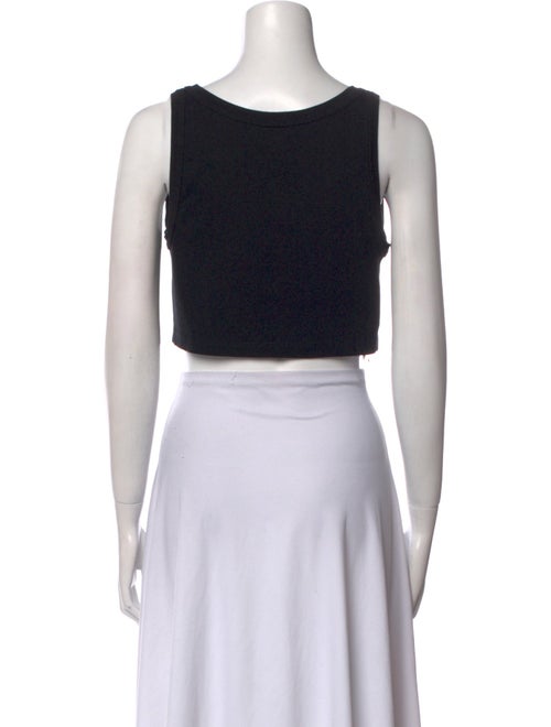 Prada 2024 Scoop Neck Crop Top