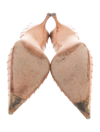 Prada Leather D'Orsay Pumps