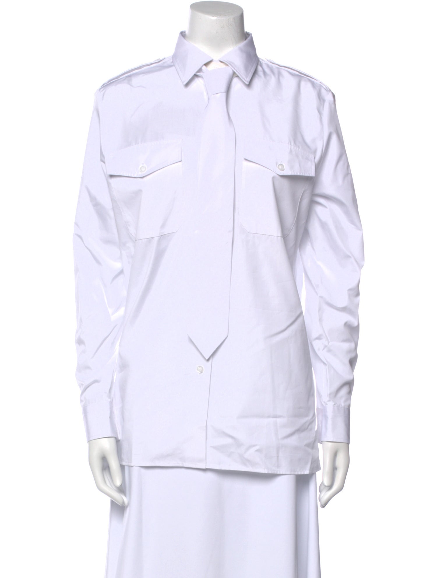 Prada 2024 Long Sleeve Button-Up Top w/ Tags