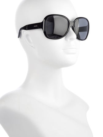 Prada Signature Logo Oversize Sunglasses