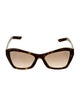 Prada Square Gradient Sunglasses
