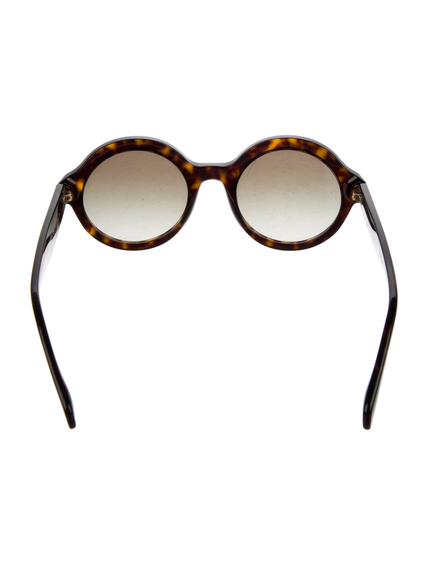 Prada Round Gradient Sunglasses