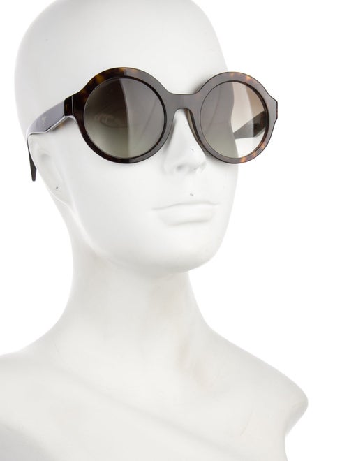 Prada Round Gradient Sunglasses