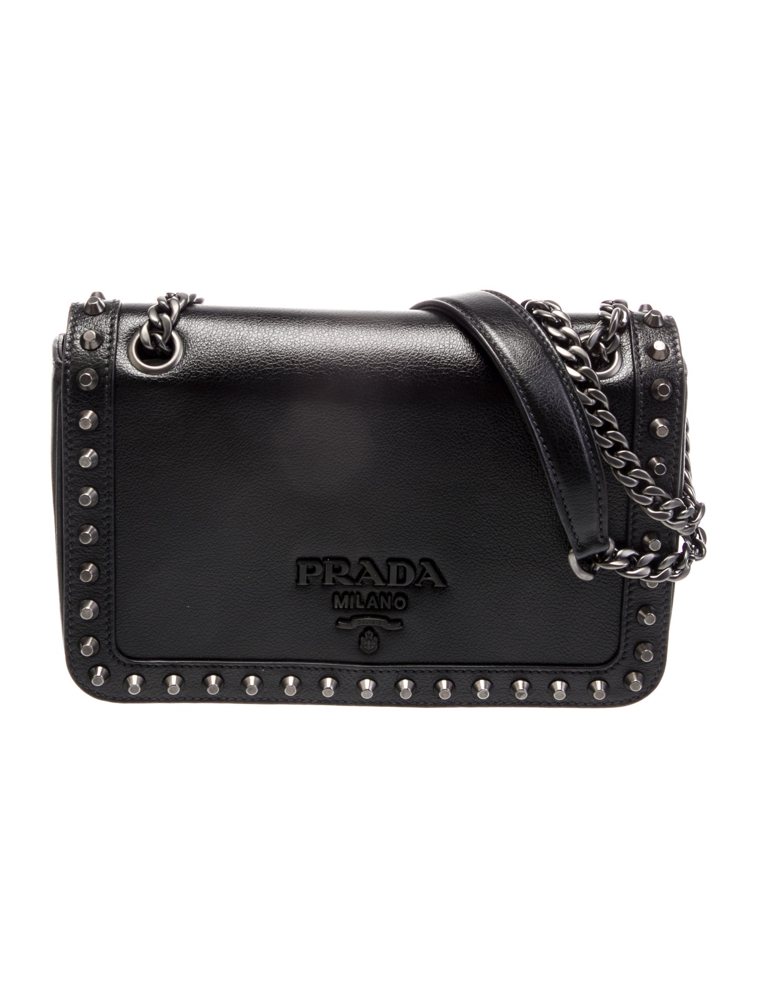 Prada Glace Calf Leather Pattina