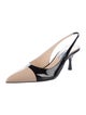 Prada Patent Leather Slingback Pumps